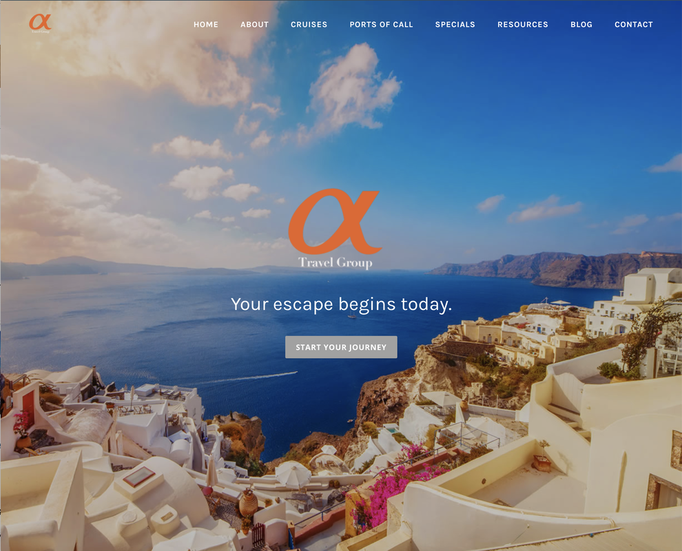 Alpha Travel Group homepage