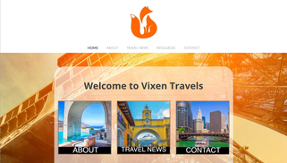 Vixen Travels homepage