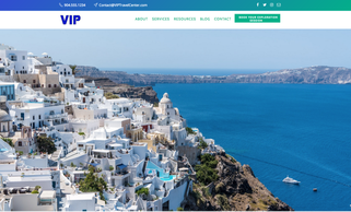 VIP Travel Center homepage
