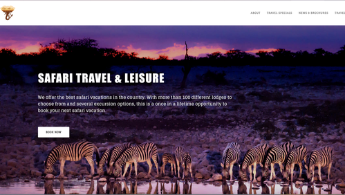Safari Travel & Leisure homepage
