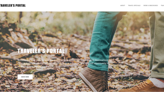Traveler's Portal homepage