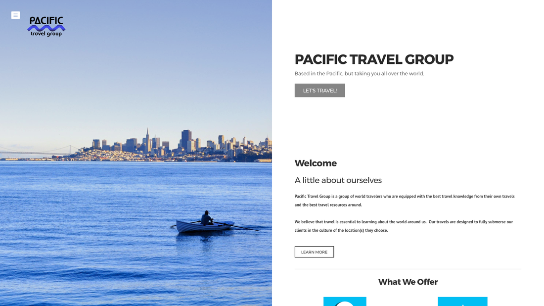 Pacific Travel Group homepage