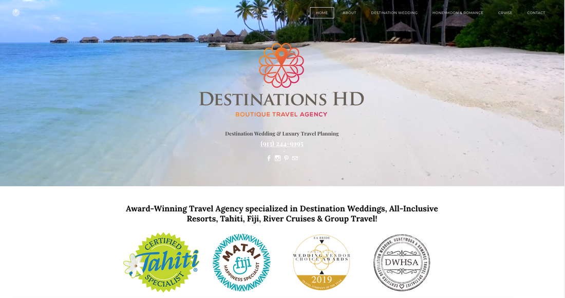 Destinations HD website