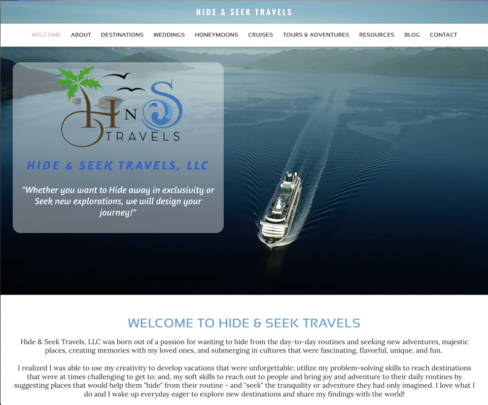 HNS Travels homepage
