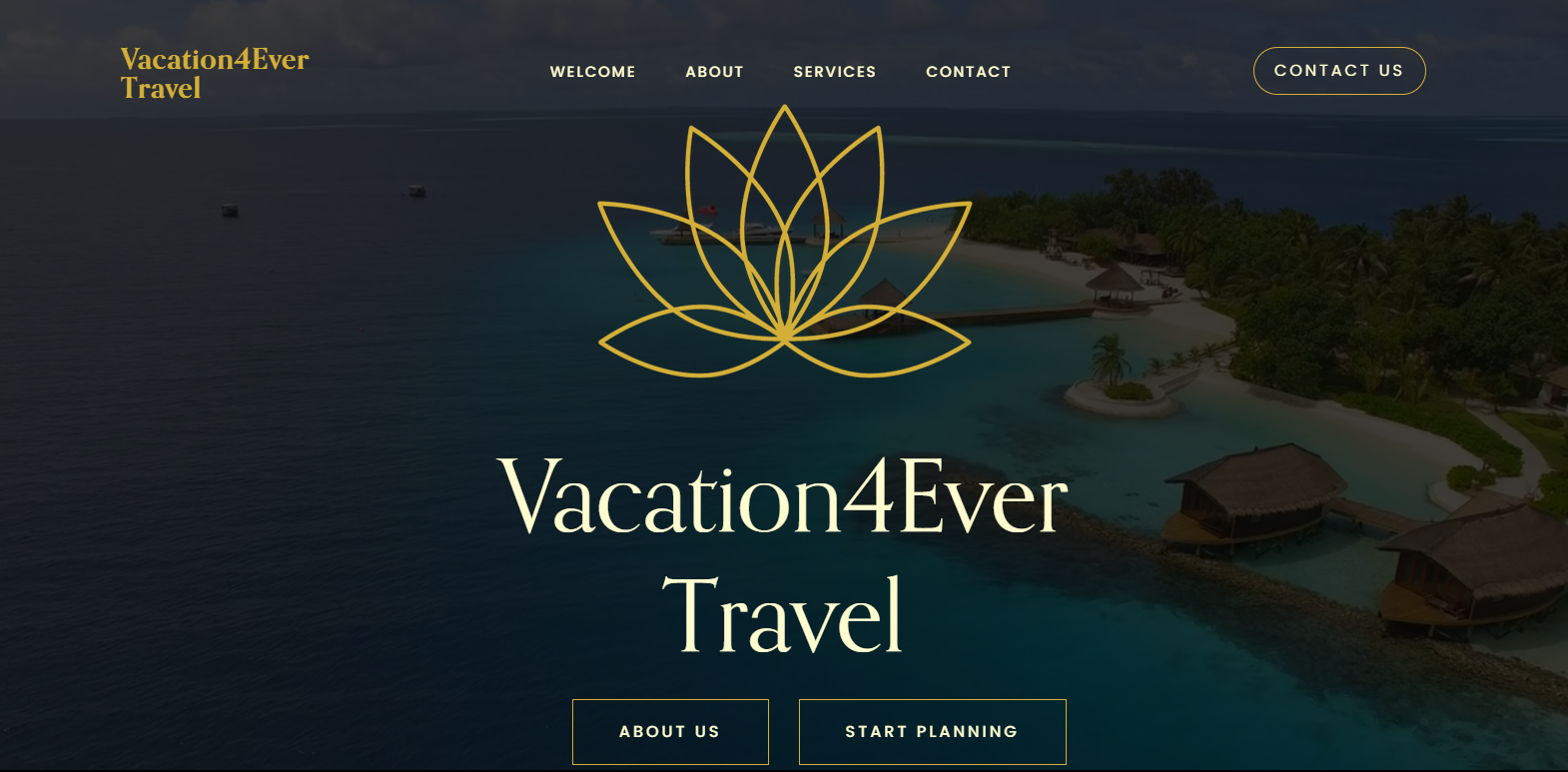 Vacation4Ever home page image
